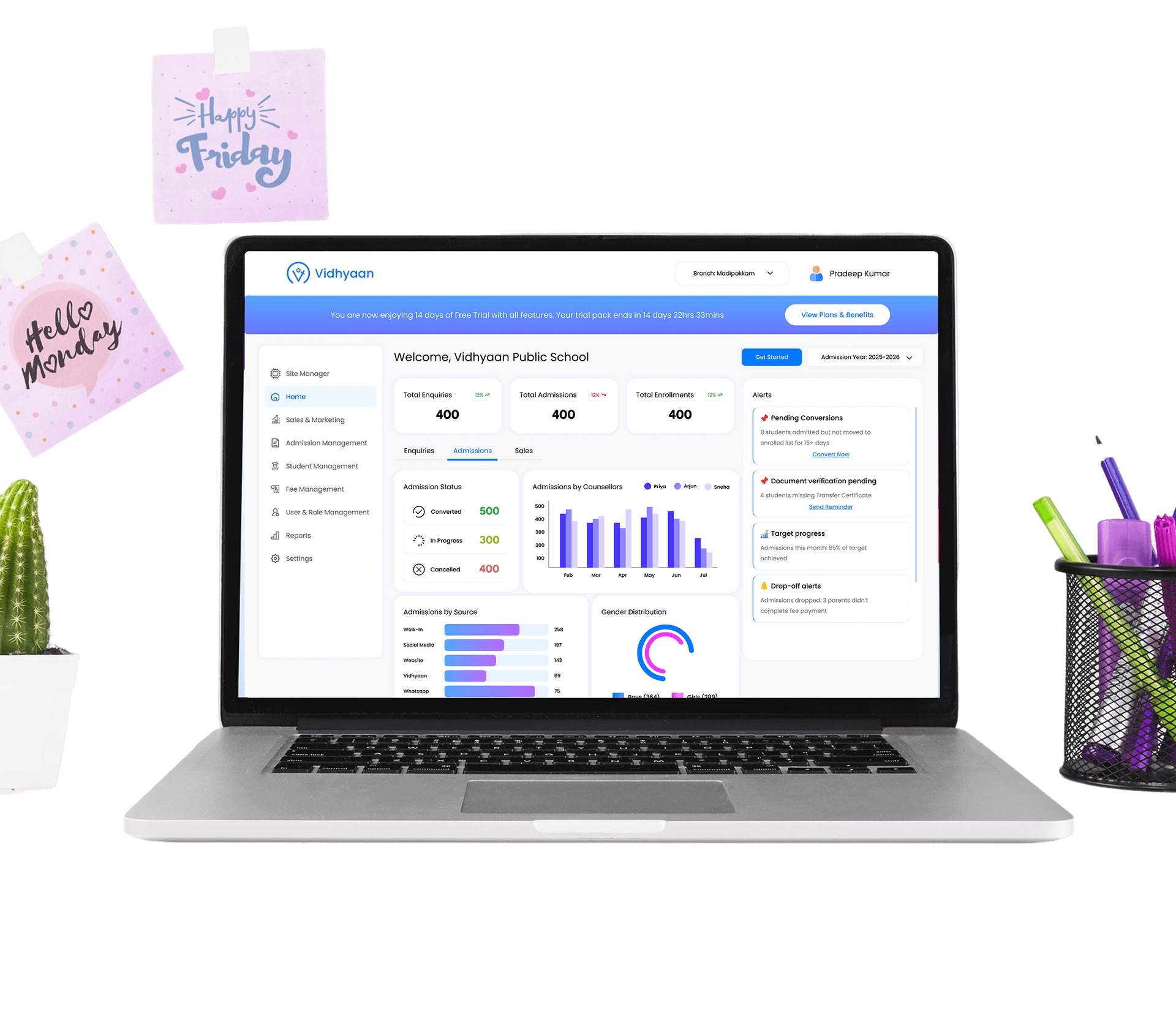 Operations hub dashboard preview